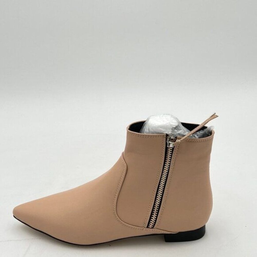 Women's Ankle Boots Flat Low Heel Zipper/Chelsea Booties Fashion Boots